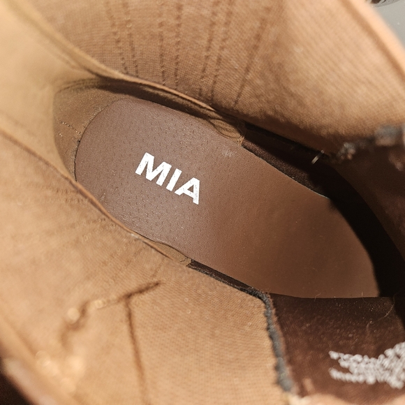 MIA Irie Platform Brown Ankle Booties - Size 9.5 - Picture 9 of 9